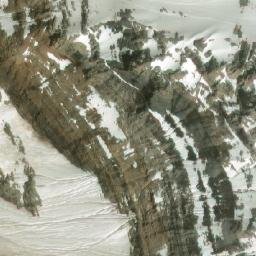 Satellite imagery of Mount Lefroy, CA