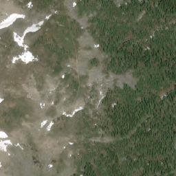Satellite imagery of McArthur Pass, CA