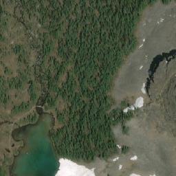 Satellite imagery of McArthur Pass, CA