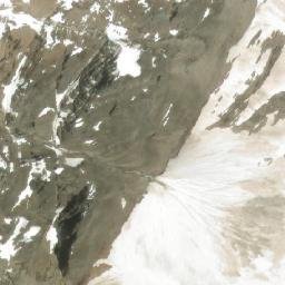 Satellite imagery of Mount Lefroy, CA