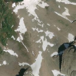 Satellite imagery of McArthur Pass, CA