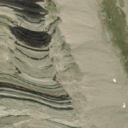 Satellite imagery of Sawback Range, CA