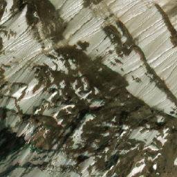 Satellite imagery of Hungabee Mountain, CA