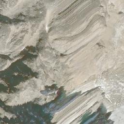 Satellite imagery of Rainbow Mountain, CA