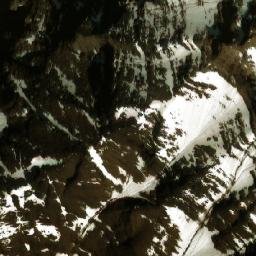 Satellite imagery of Hungabee Mountain, CA