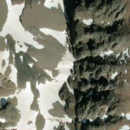 Satellite imagery of Eiffel Peak, CA