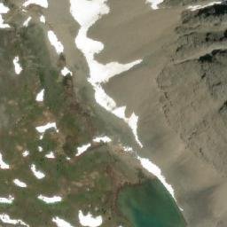 Satellite imagery of Sentinel Pass, CA