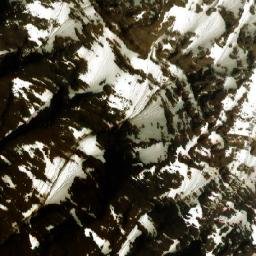 Satellite imagery of Hungabee Mountain, CA