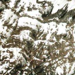 Satellite imagery of Hungabee Mountain, CA
