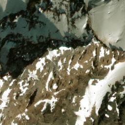 Satellite imagery of Wenkchemna Peak, CA