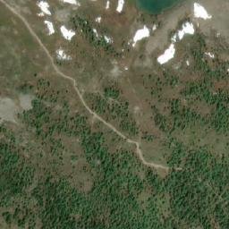 Satellite imagery of Sentinel Pass, CA