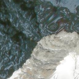 Satellite imagery of Rainbow Mountain, CA