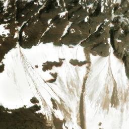 Satellite imagery of Wenkchemna Peak, CA