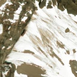 Satellite imagery of Wenkchemna Peak, CA