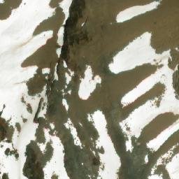 Satellite imagery of Wenkchemna Pass, CA