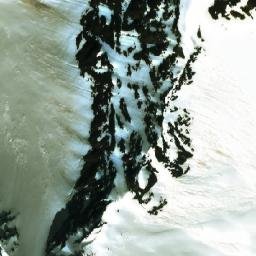 Satellite imagery of Bruins Pass, CA