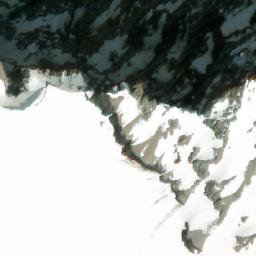 Satellite imagery of Mount Tuzo, CA