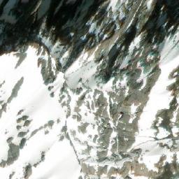Satellite imagery of Mount Tuzo, CA