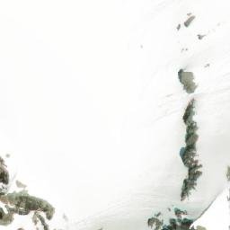 Satellite imagery of Mount Tuzo, CA