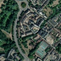 Satellite imagery of Canterbury Castle, GB