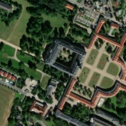 Satellite imagery of Hubertusburg castle, DE
