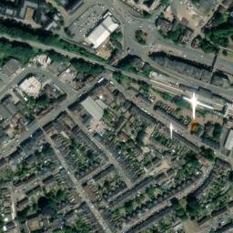 Satellite imagery of Canterbury Castle, GB