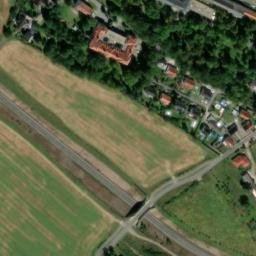 Satellite imagery of Hubertusburg castle, DE