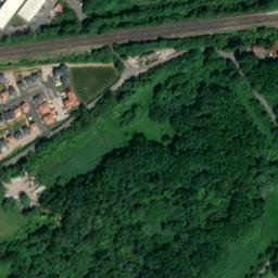 Satellite imagery of Basing House, GB
