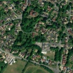 Satellite imagery of Basing House, GB