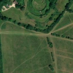 Satellite imagery of Basing House, GB