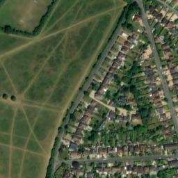 Satellite imagery of Basing House, GB