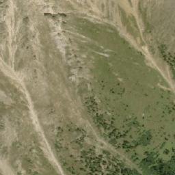 Satellite imagery of Cockscomb Mountain, CA