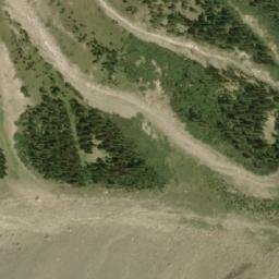 Satellite imagery of Cockscomb Mountain, CA