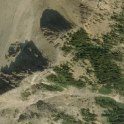Satellite imagery of Cockscomb Mountain, CA