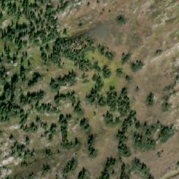 Satellite imagery of Pukeashun Mountain, CA