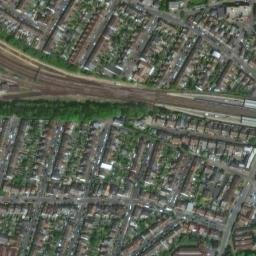 Satellite imagery of Tonbridge Castle, GB