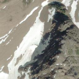 Satellite imagery of Gibbon Pass, CA