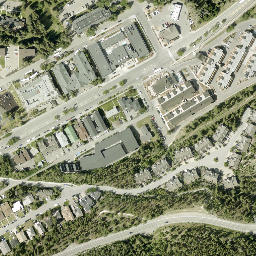 Satellite imagery of Tunnel Mountain, CA