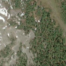 Satellite imagery of Gibbon Pass, CA