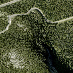 Satellite imagery of Tunnel Mountain, CA