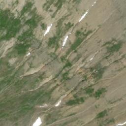 Satellite imagery of Powell Pass, CA
