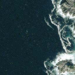 Satellite imagery of Cape Caution, CA