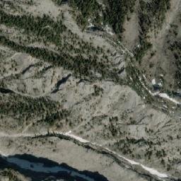 Satellite imagery of Princess Margaret Mountain, CA