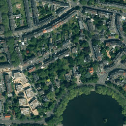 Satellite imagery of Schloss Benrath, DE