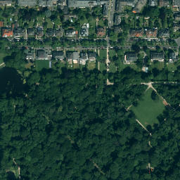 Satellite imagery of Schloss Benrath, DE