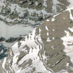 Satellite imagery of Mt Rundle (north summit), CA
