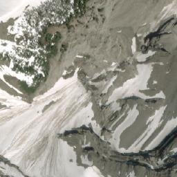 Satellite imagery of Mt Rundle (north summit), CA