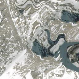Satellite imagery of Mt Rundle (north summit), CA