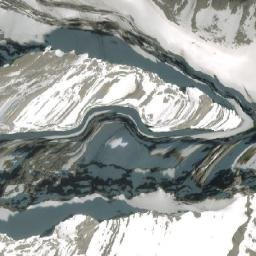 Satellite imagery of Mt Rundle (north summit), CA