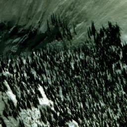 Satellite imagery of Flat Creek Pass, CA